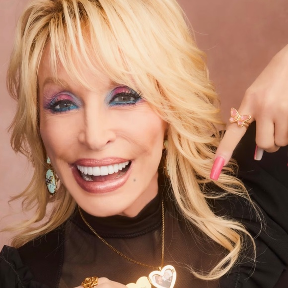 Dolly Parton x Kendra Scott Elle Butterfly Vintage Gold In Sea Green Chrysocolla - Picture 2 of 4